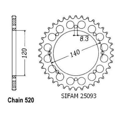 Rozeta pro Kawasaki 25093CZ38